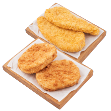 Kabeljauwburger of kabeljauwschnitzel